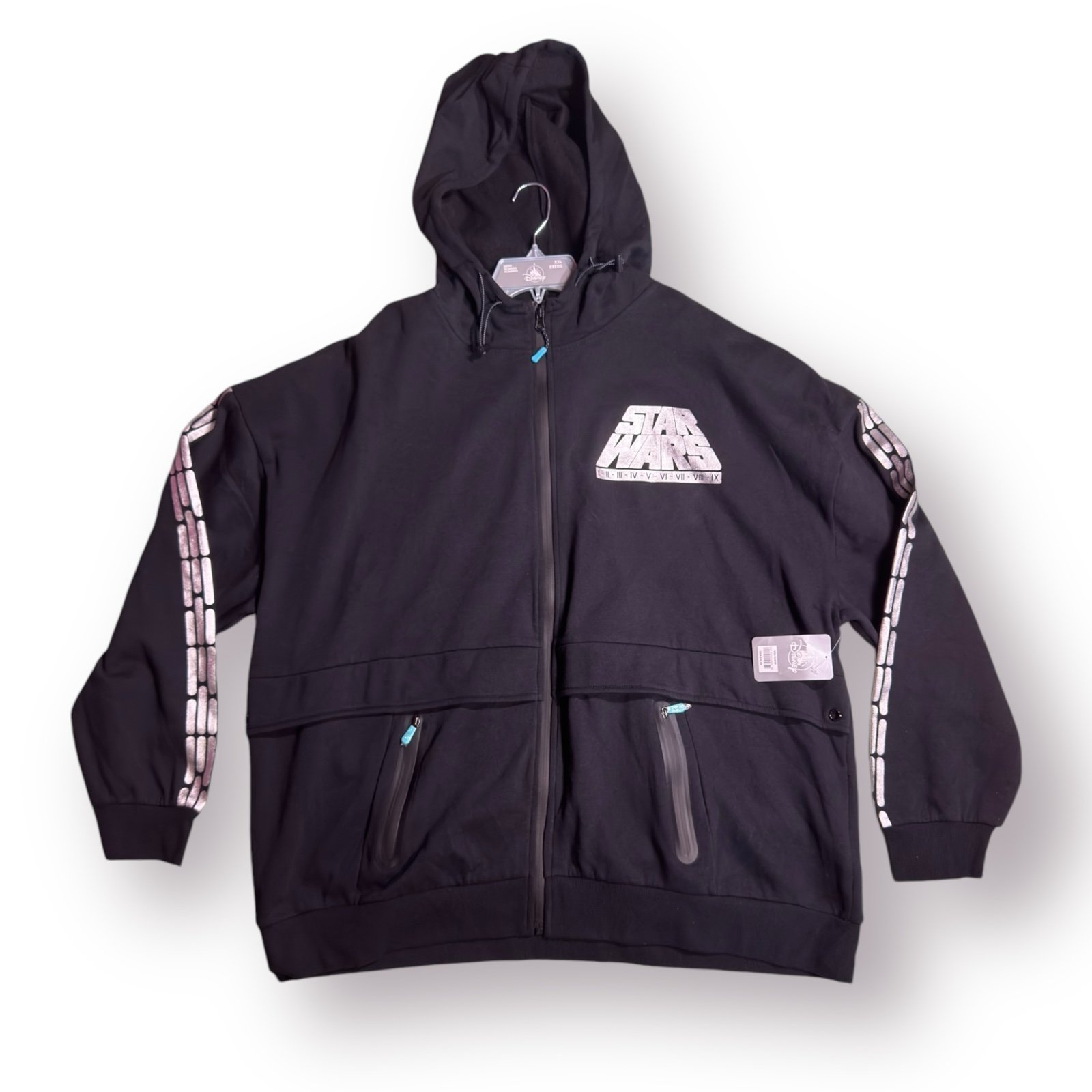 Disney Parks Star Wars A LONG TIME AGO... Zip Hoodie Jacket Size XXL Unisex