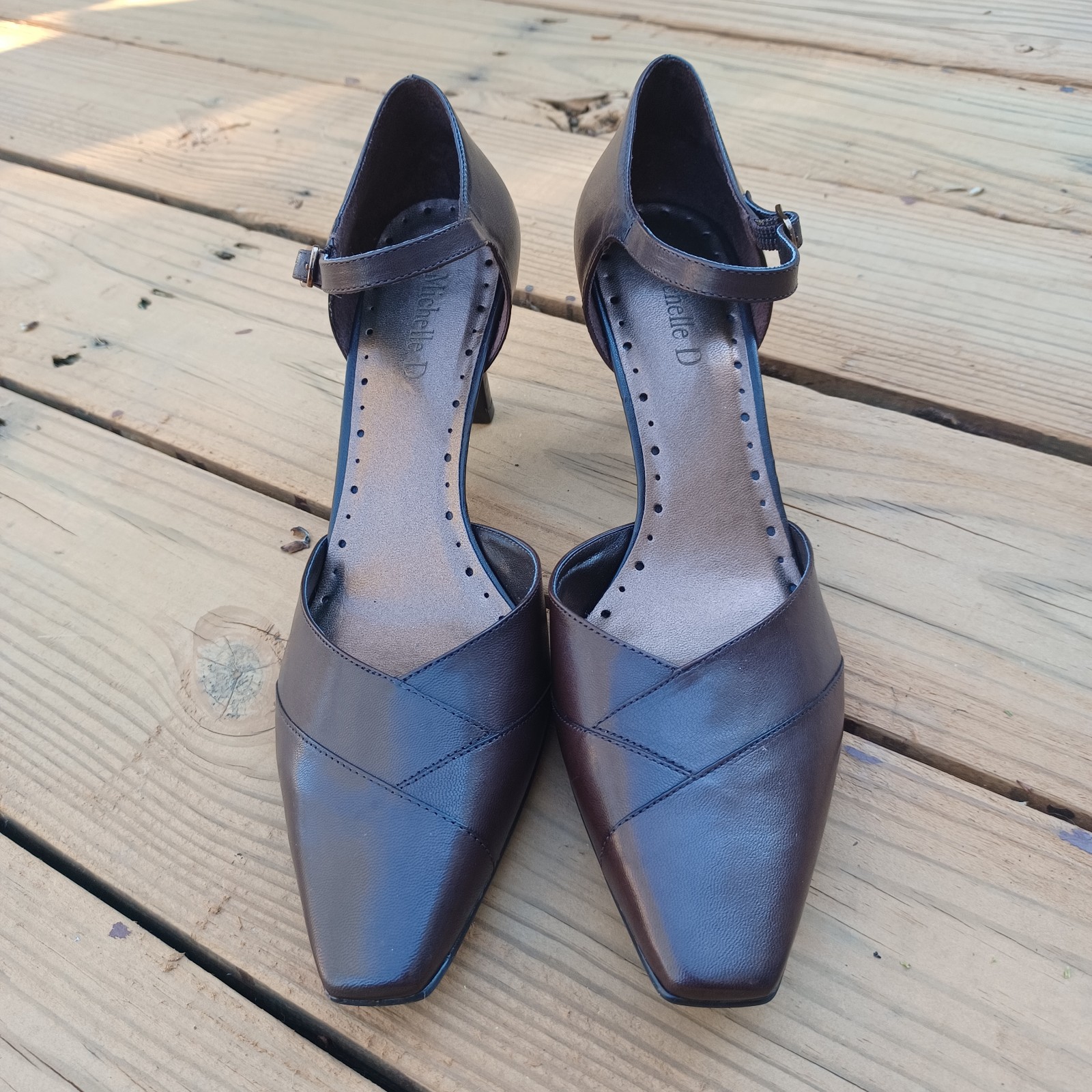 Michelle D Prima Brown Shoes Sz 8M