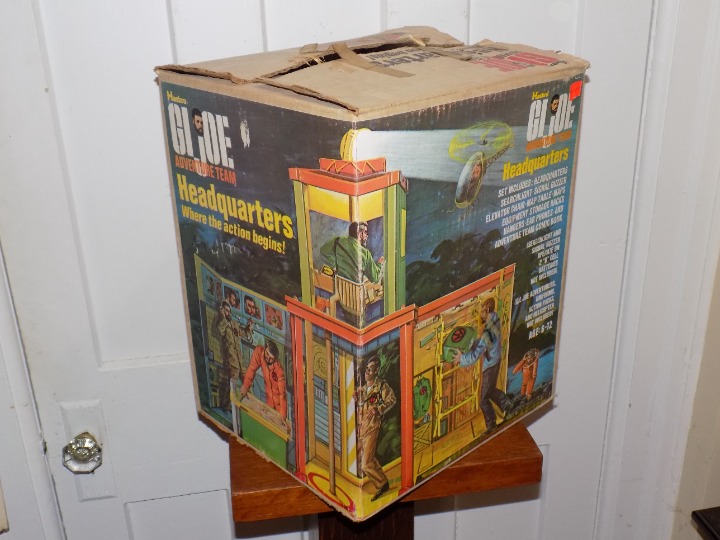 Vintage 1972 GI Joe Adventure Team Headquarters with Accessories and Box