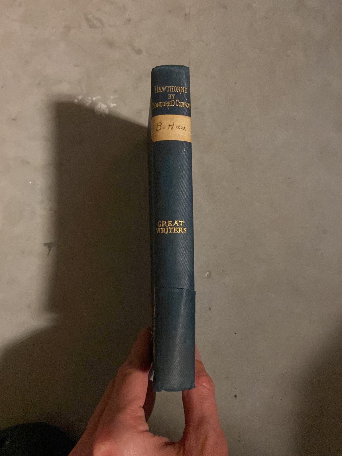 Moncure D CONWAY / Life of Nathaniel Hawthorne First Edition 1890
