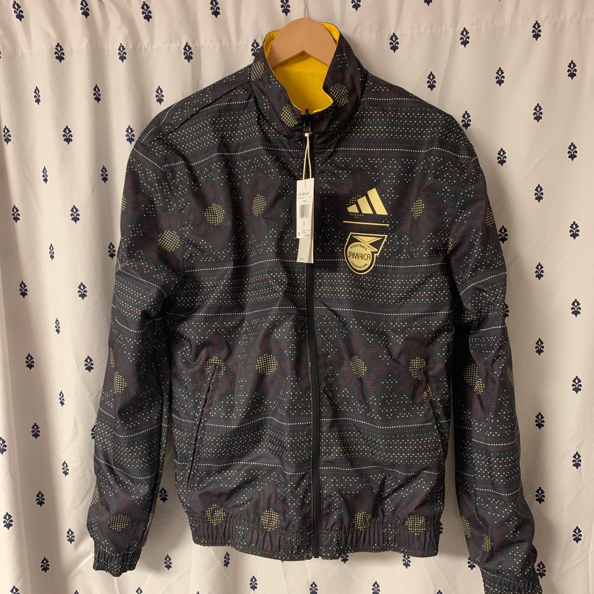 Adidas Jamaica reversible soccer jacket NWT