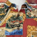 Reyn Spooner Hawaiian Shirt Men's XL Short Sleeve Landscape Scene 100% Rayon