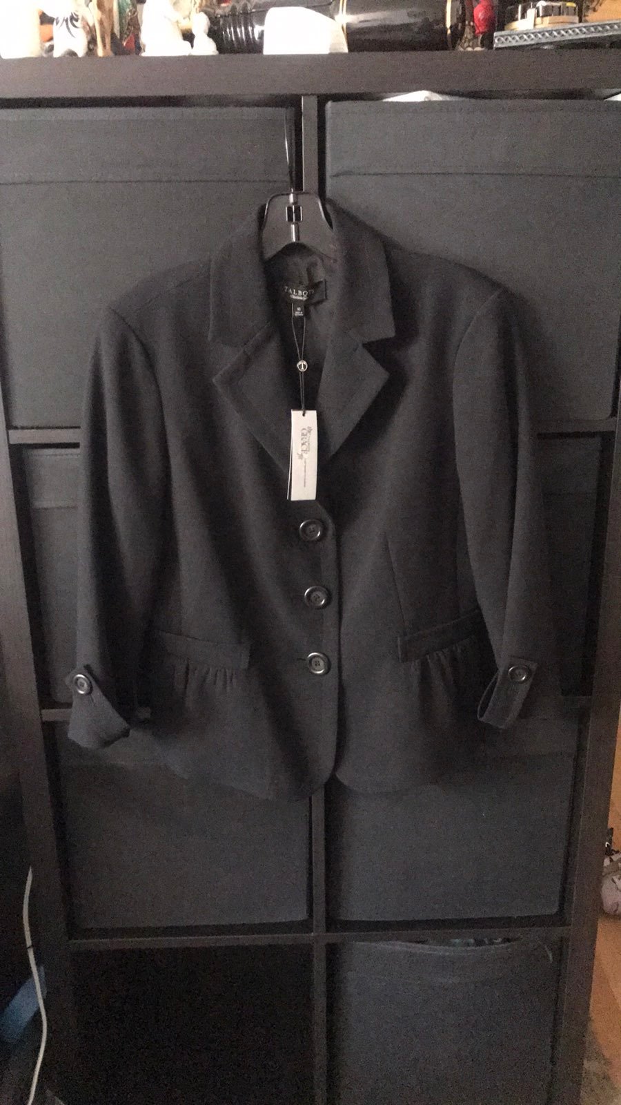NWT Talbots grace fit peplum blazer