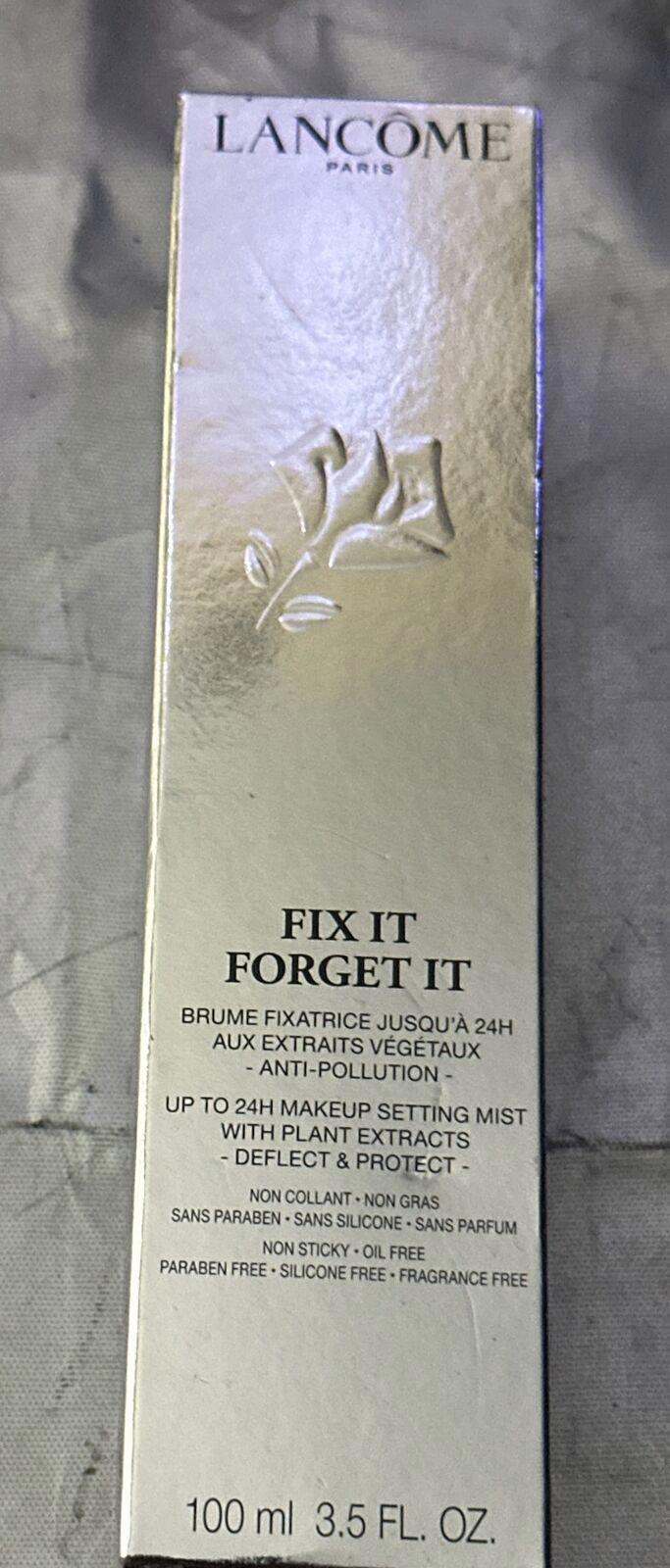 Lancome Fix It Forget It Setting Spray Large Size 3.5 OZ New in Box