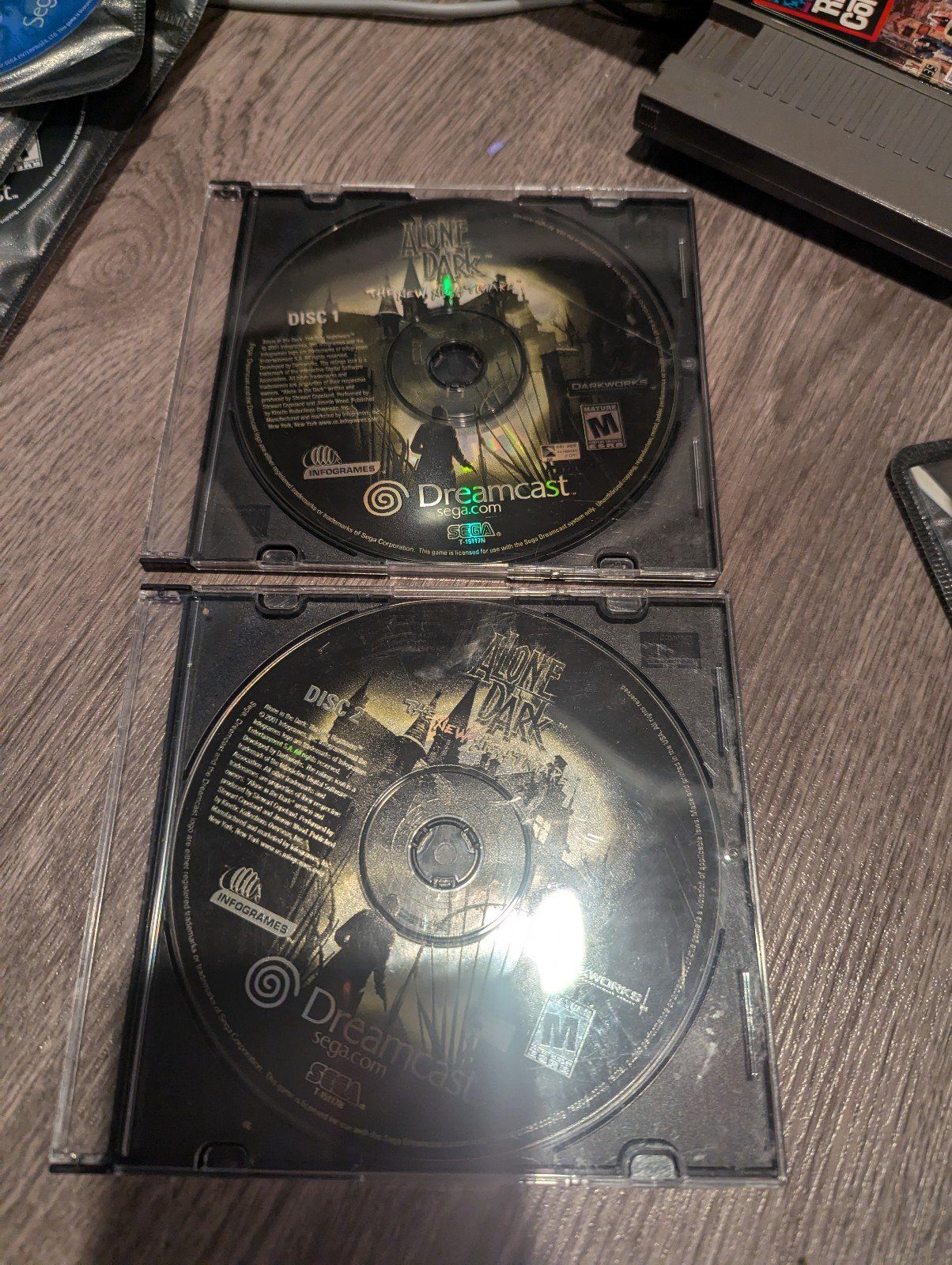 Alone in the Dark The New Nightmare (Sega Dreamcast, 2001)-Discs Only Tested