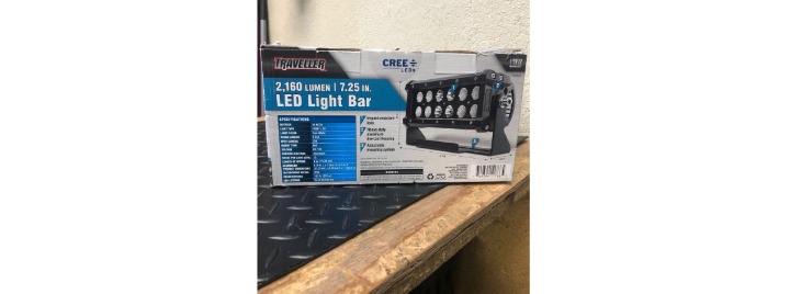 Traveler 7.25 in. 36W 2,160 Lumen LED Light Bar 908 FT