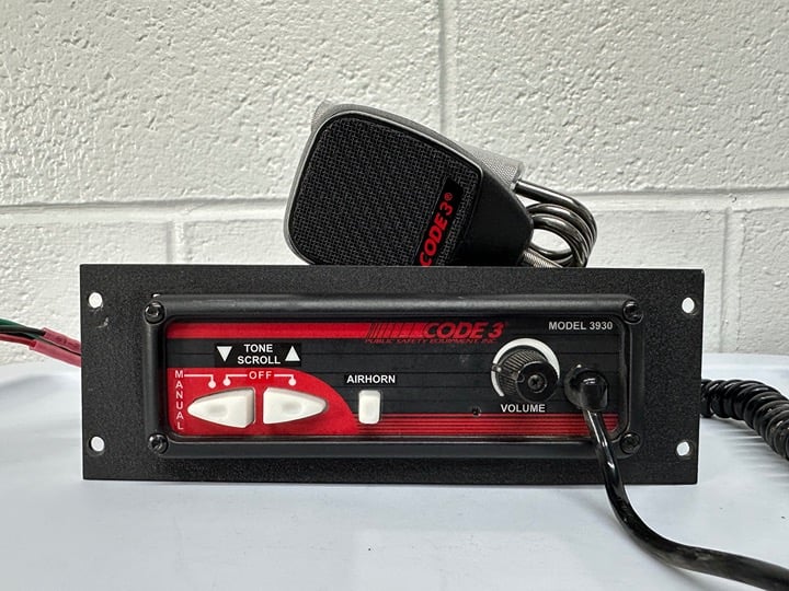 Code 3 Scorpion 3930 Emergency Siren PA System - 100W