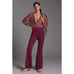 New Anthropologie Maeve Knit Flare Pants 130 X-SMALL Purple