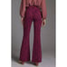 New Anthropologie Maeve Knit Flare Pants 130 X-SMALL Purple