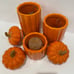 10 Strawberry Street Pumpkin Canister Set
