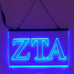 Zeta Tau Alpha LED Sign Greek Letters