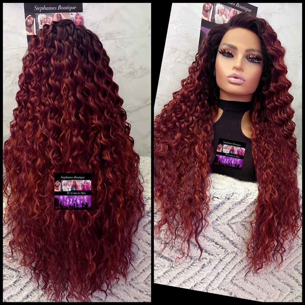 Human Hair Blended Lace Front Wig