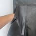 Spanx Noir Faux Leather Like Black Pull On Joggers Stretchy Waist Size Small
