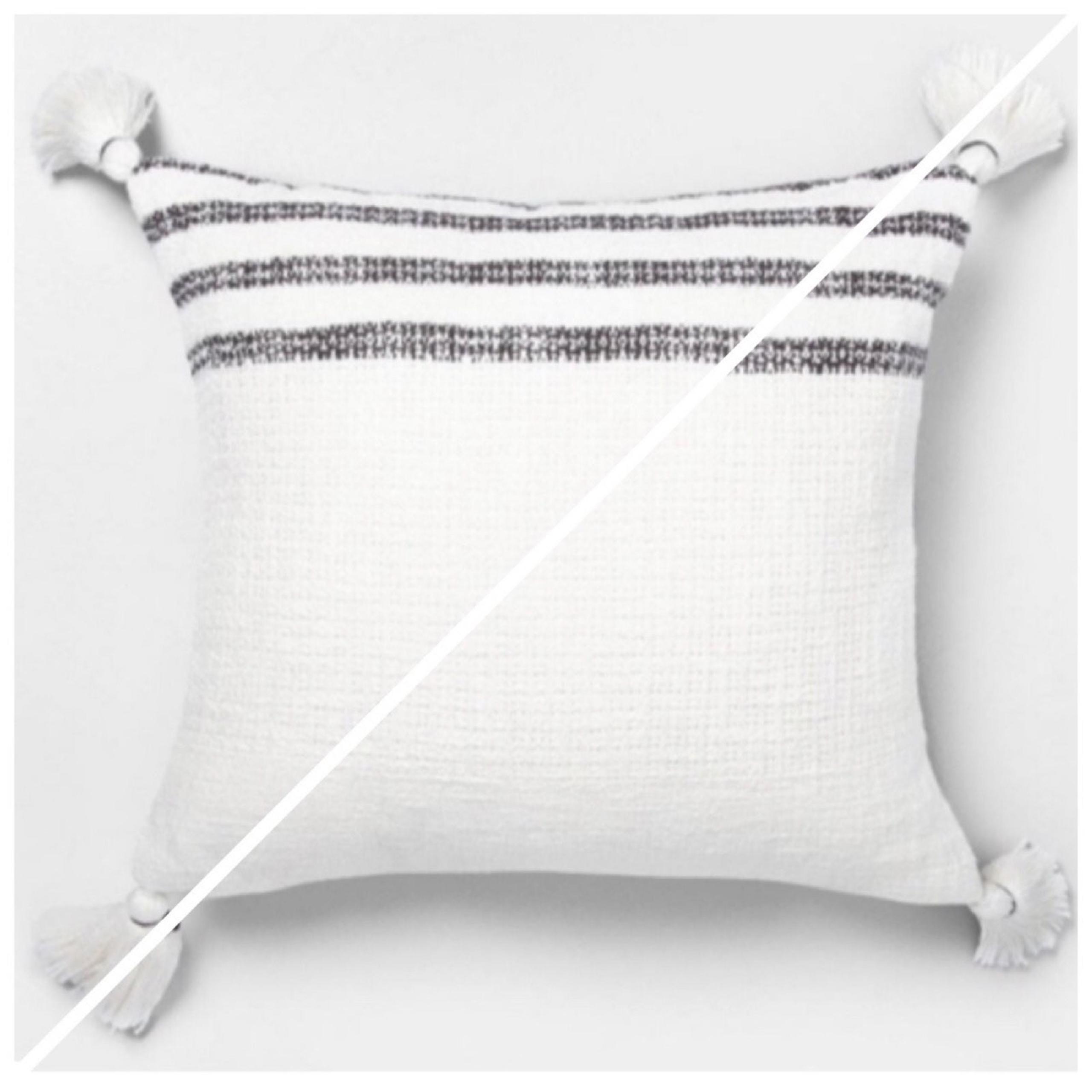 ((2 pcs)) Heart & Hand Throw Pillows