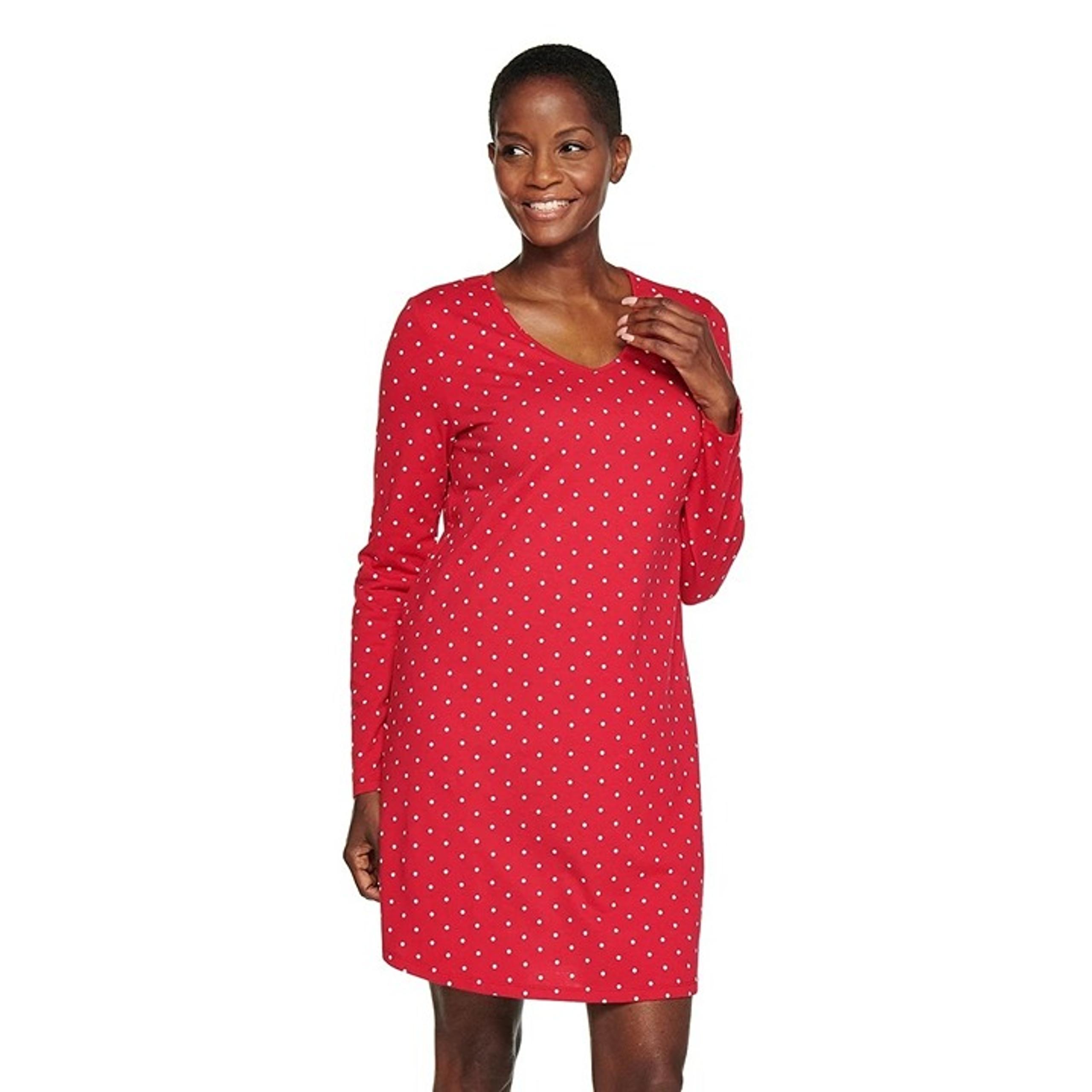 Womens Nightshirt / Gown PLUS V-Neck Croft & Barrow XXLARGE 2x NWT