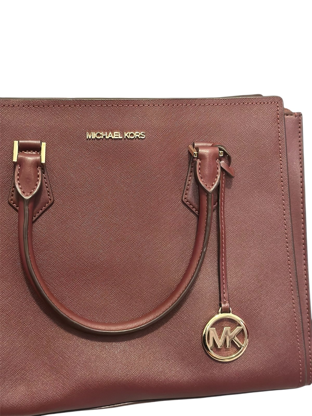 Michael Kors Burgundy Leather Purse