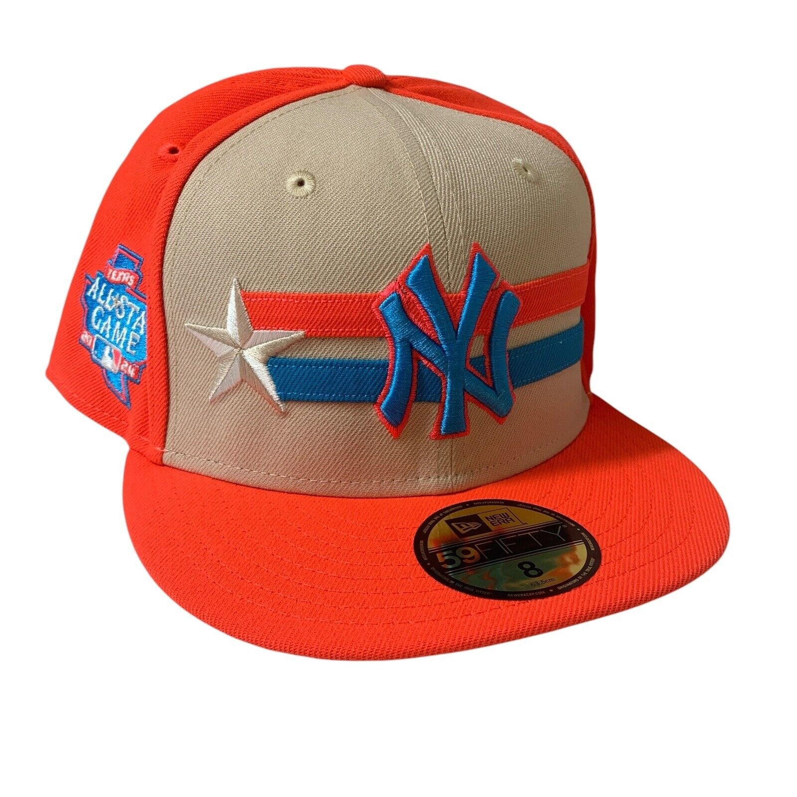 New Era New York Yankees 2024 All Star Game Red 59FIFTY Cap Hat Size 8