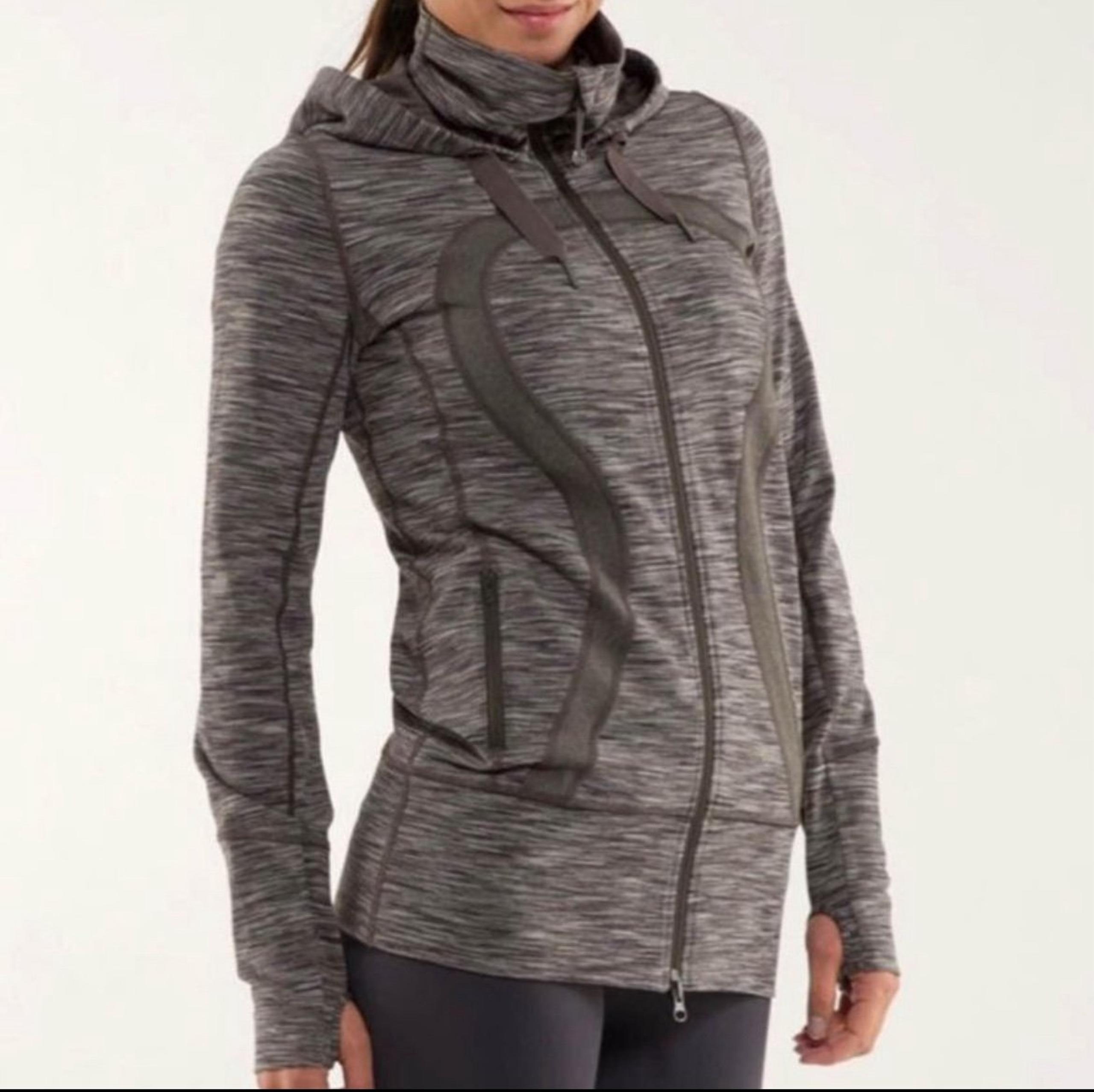 Lululemon In Stride Zipped Hoodie in Space Dye