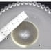 11 Ceiling Mount Glass Light Shade Art Deco Vintage Beaded Edge 3 Hole Suspend