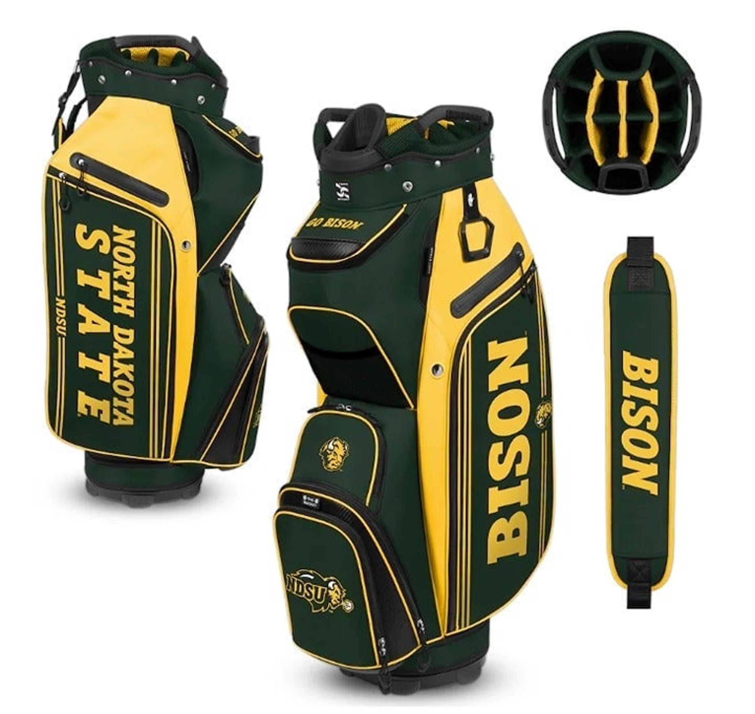 North Dakota State Bison WinCraft Bucket III Cooler Cart Golf GREEN or YELLOW