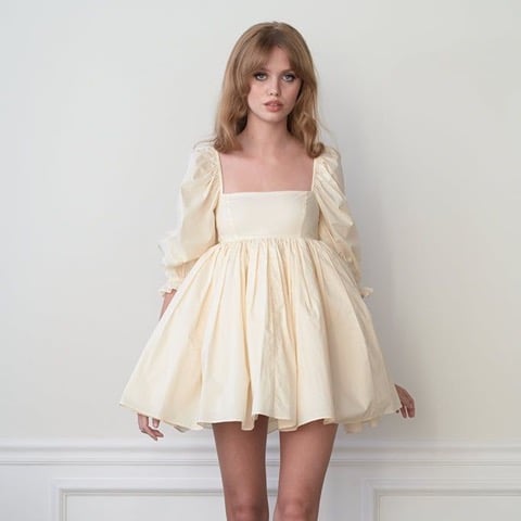 Selkie The Lamb Cottage Puff Dress - Size 3X