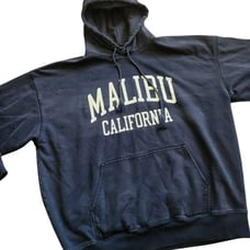 John Galt Hoodie Sweatshirt Malibu California Unisex Mens Large Womens XL Retro