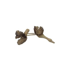 Vintage Hand Carved Natural Burl Wood Knot Solid Wood Bird Folk Art 10,75”