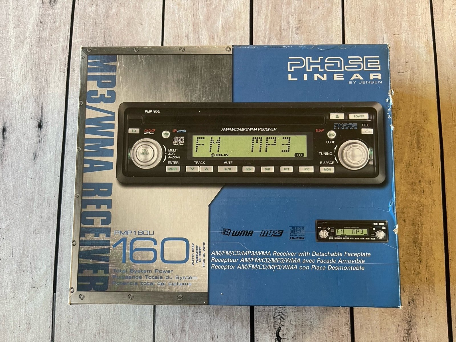 NEW Phase Linear MP3/CD/WMA by Jensen