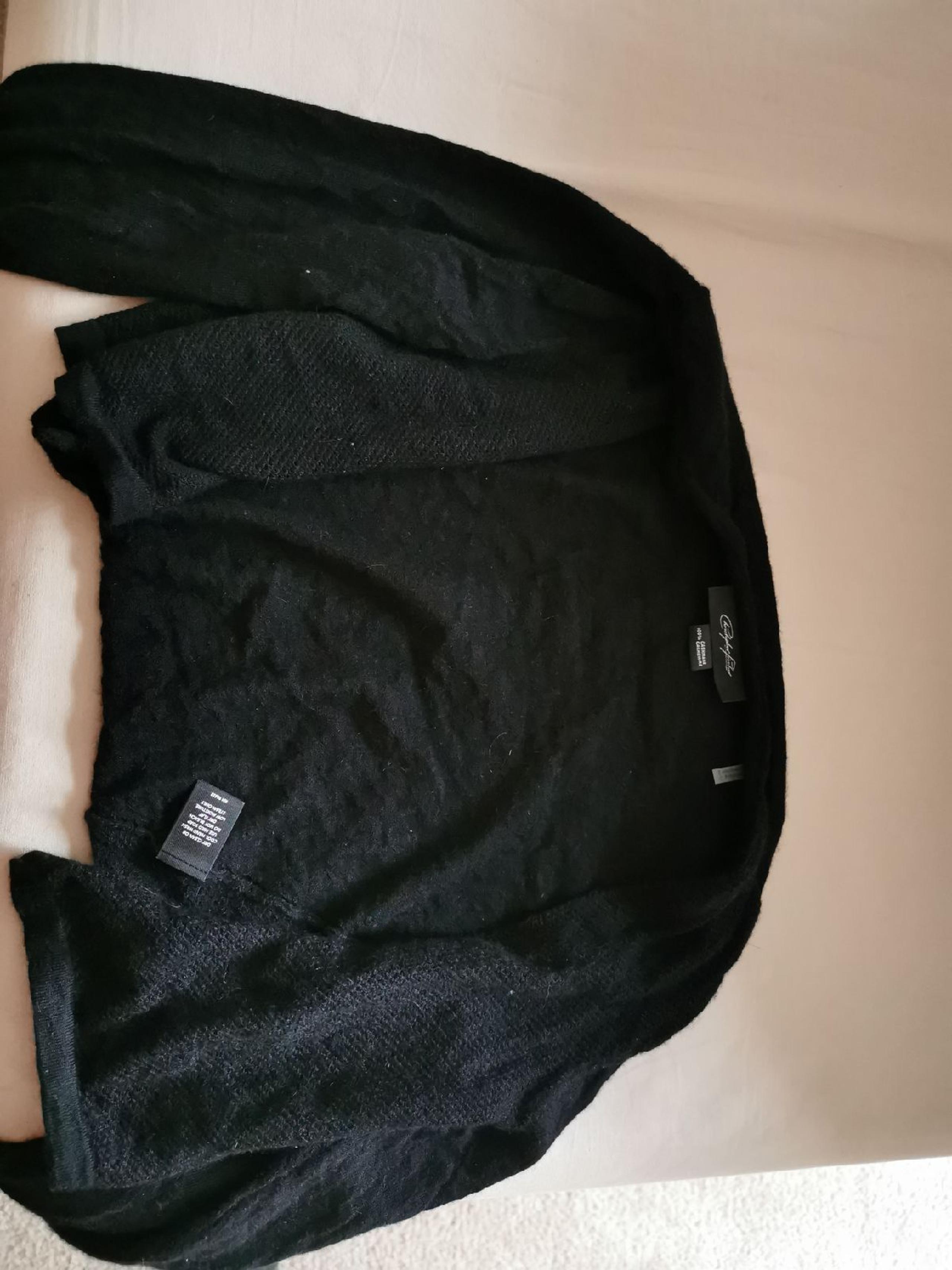 Christopher fisher black Cashmere sweate