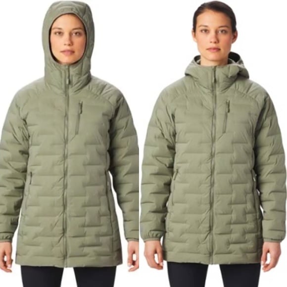 NWOT Mountain Hardwear Super/DS Hooded Women’s Insulated Parka S