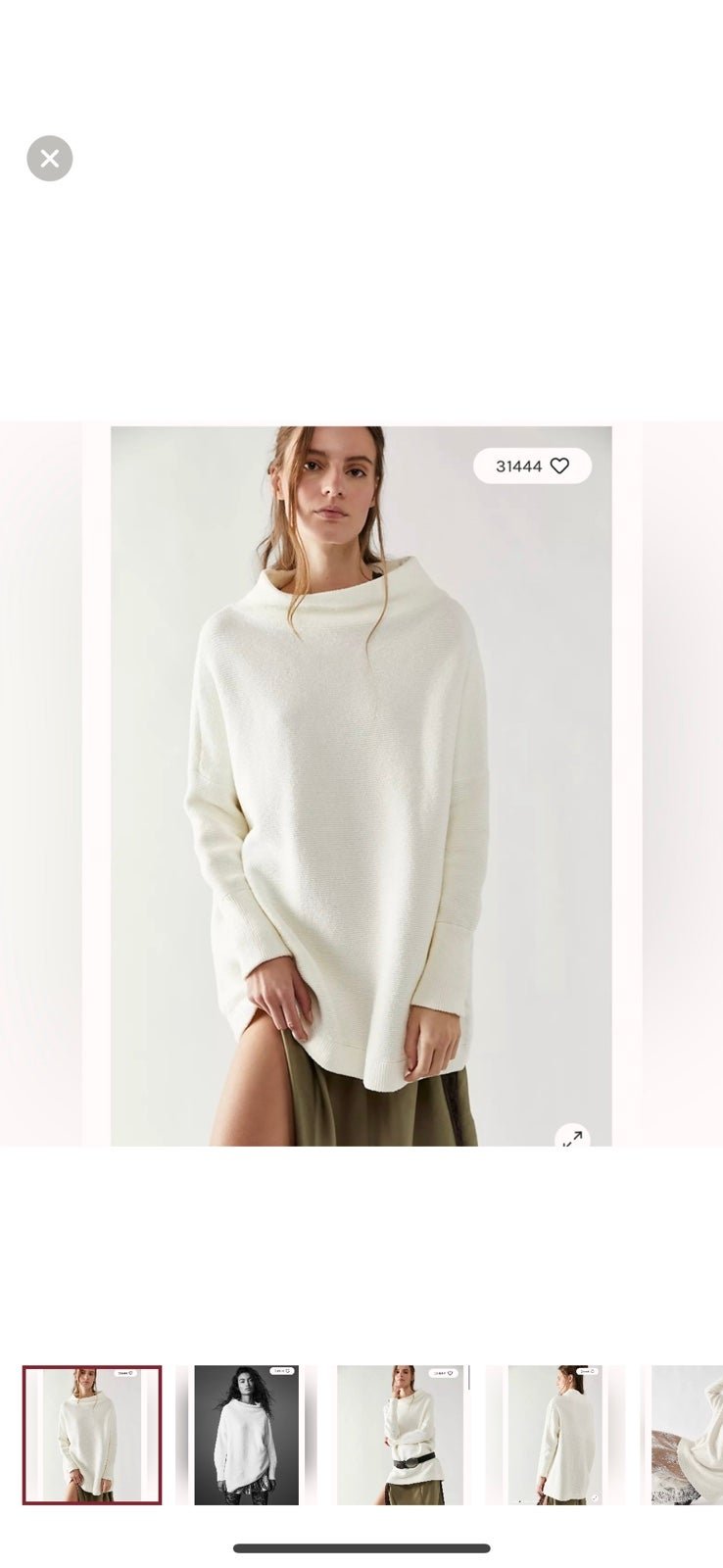 NWT Free People Ottoman Slouchy Tunic Tops blouses