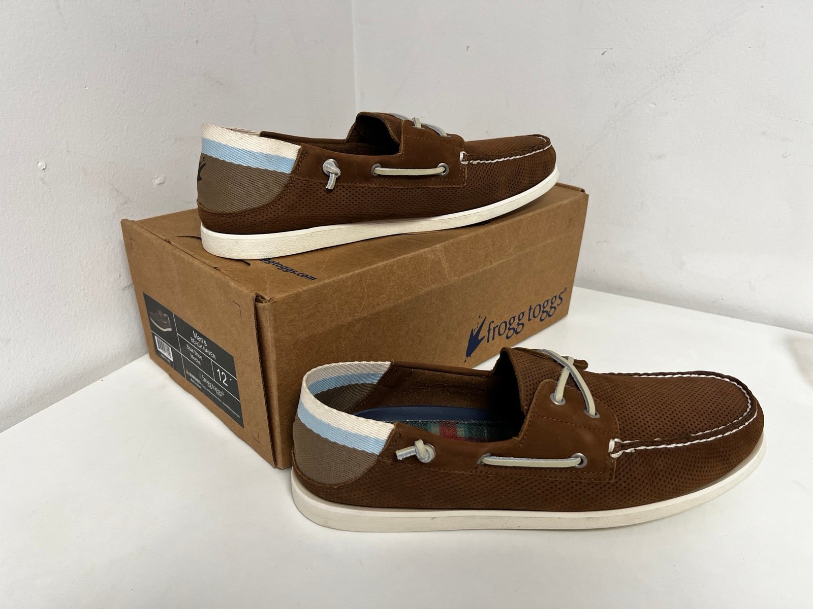 frogg toggs Frogg Togg Beach Haven Boat Shoe Mocha Size 12. New