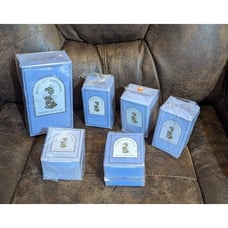 6 Piece - Avon 1986 1987 1988 Heavenly Blessings Nativity Collection Set NEW NIB