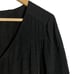 Ba&sh Disco Gathered Jacquard Button Front 3/4 Sleeve Mini Dress Size 8