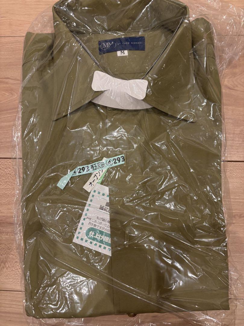 Mirror Mirror Tuxedo Shirt, Khaki, Size M