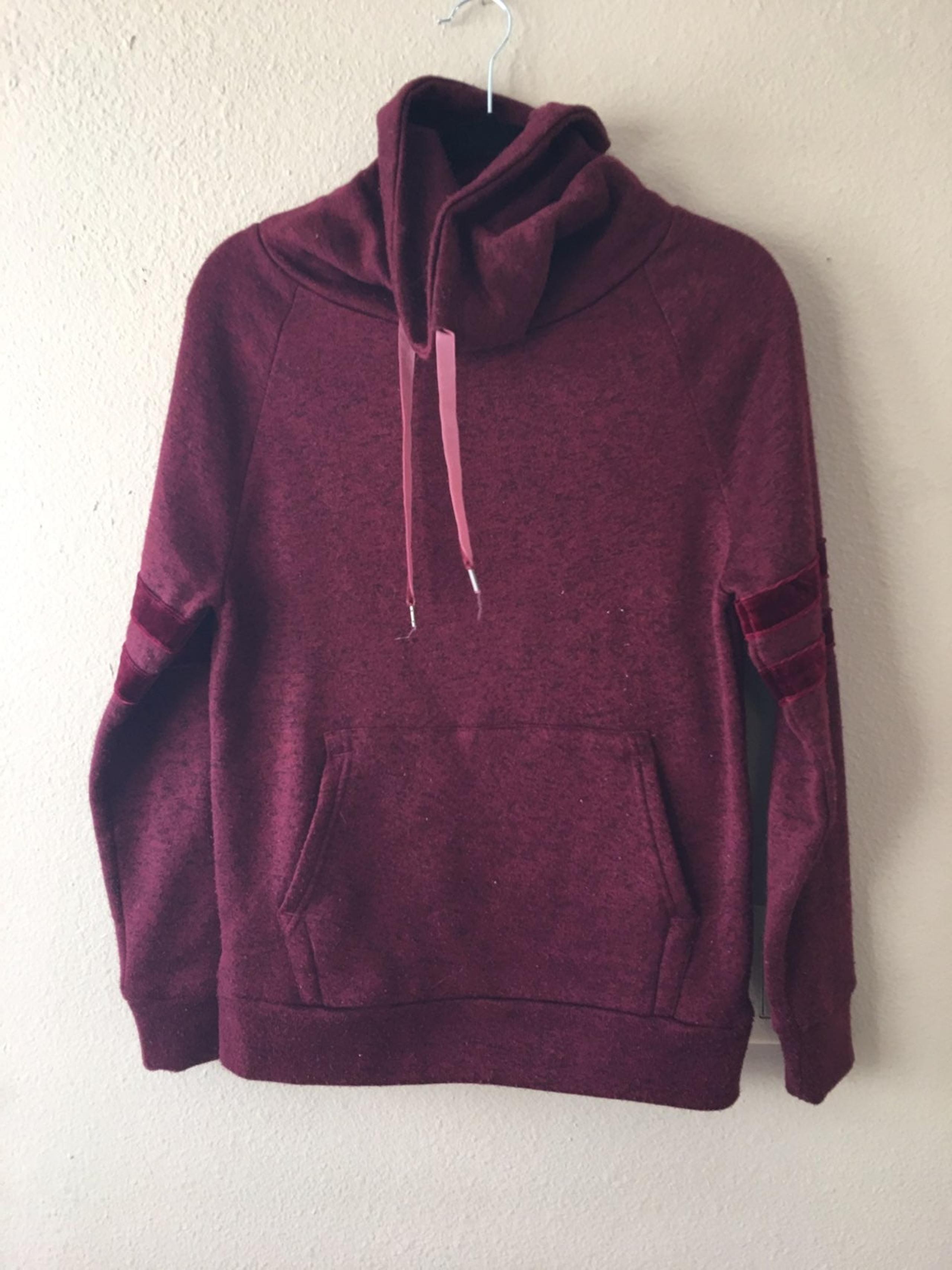 Maroon Cowl Neck Sweatshirt