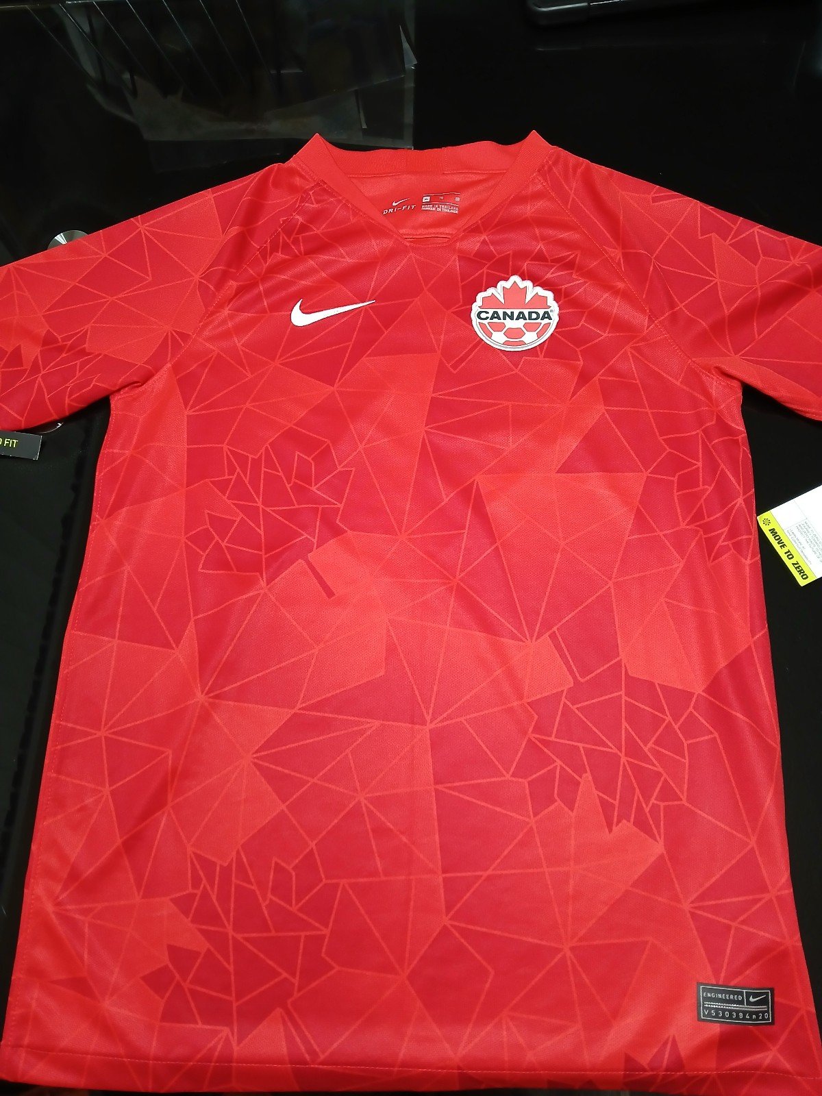 Nike Canada Soccer Jersey #10 - detail