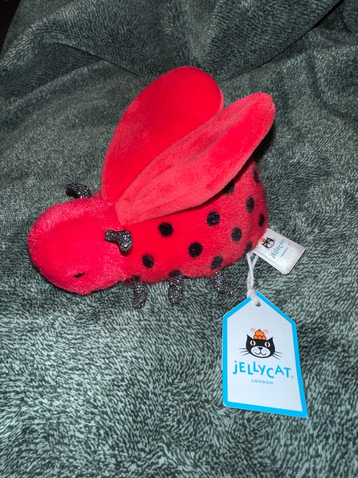 Jellycat Loulou Love Bug NWT- Retired