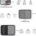 5L Travel Backpack with 3 Packing Cubes for Men Women, Water Resistant