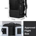 5L Travel Backpack with 3 Packing Cubes for Men Women, Water Resistant