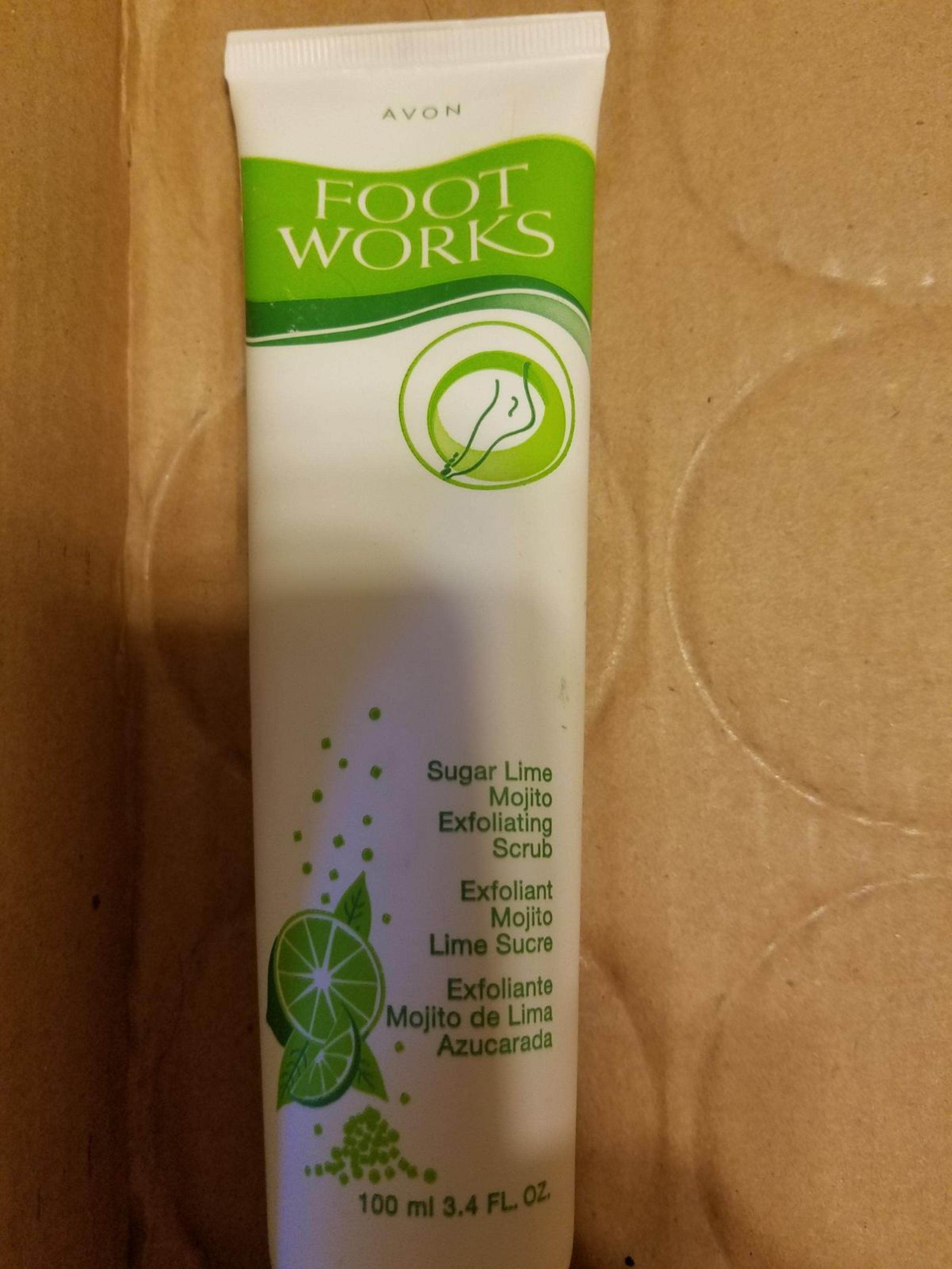 Foot Works sugar lime exfoliating scrub