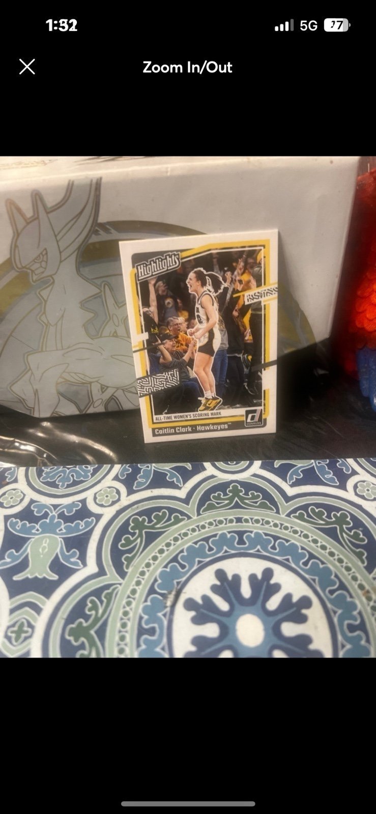 Caitlin Clark Highlights WNBA Basketball Card Panini Donruss 2024 Collection H10