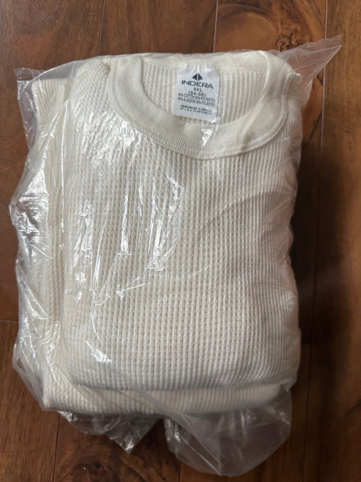 New 3 Pair Indera 3XL Thermal Undershirts.