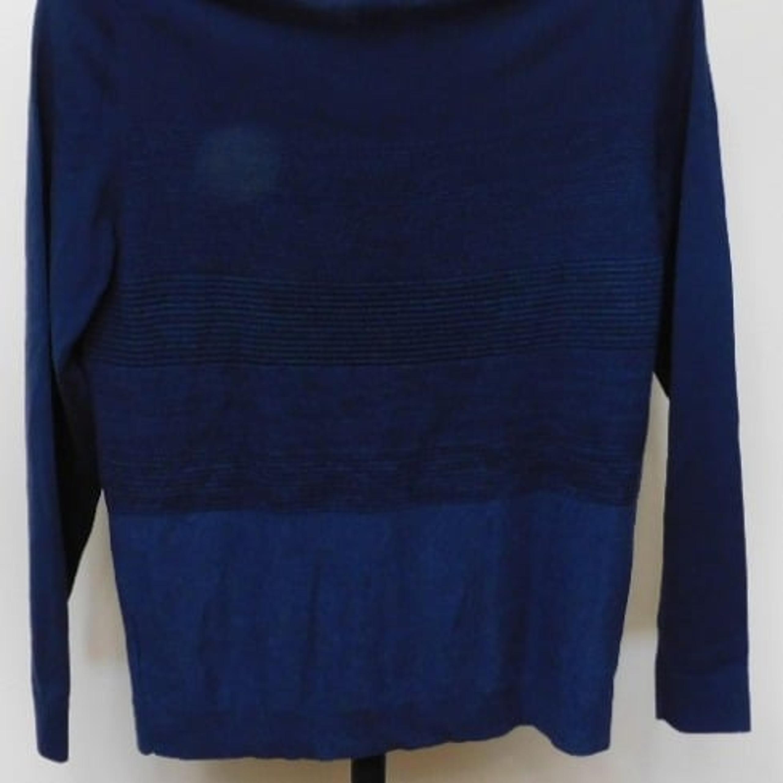 Alfani Lake Heather Blue Mens Colorblocked Crew Neck Sweater -M