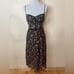 Allen Schwartz Eden floral mesh bustier boning midi dress 10