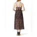 Allen Schwartz Eden floral mesh bustier boning midi dress 10