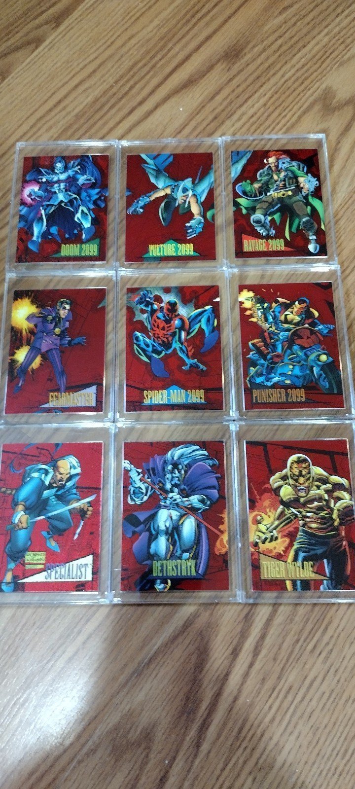 1993 Marvel Universe series IV etched foil card full set