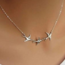 Free People 3 Little Birds Necklace sku 68-g NWT