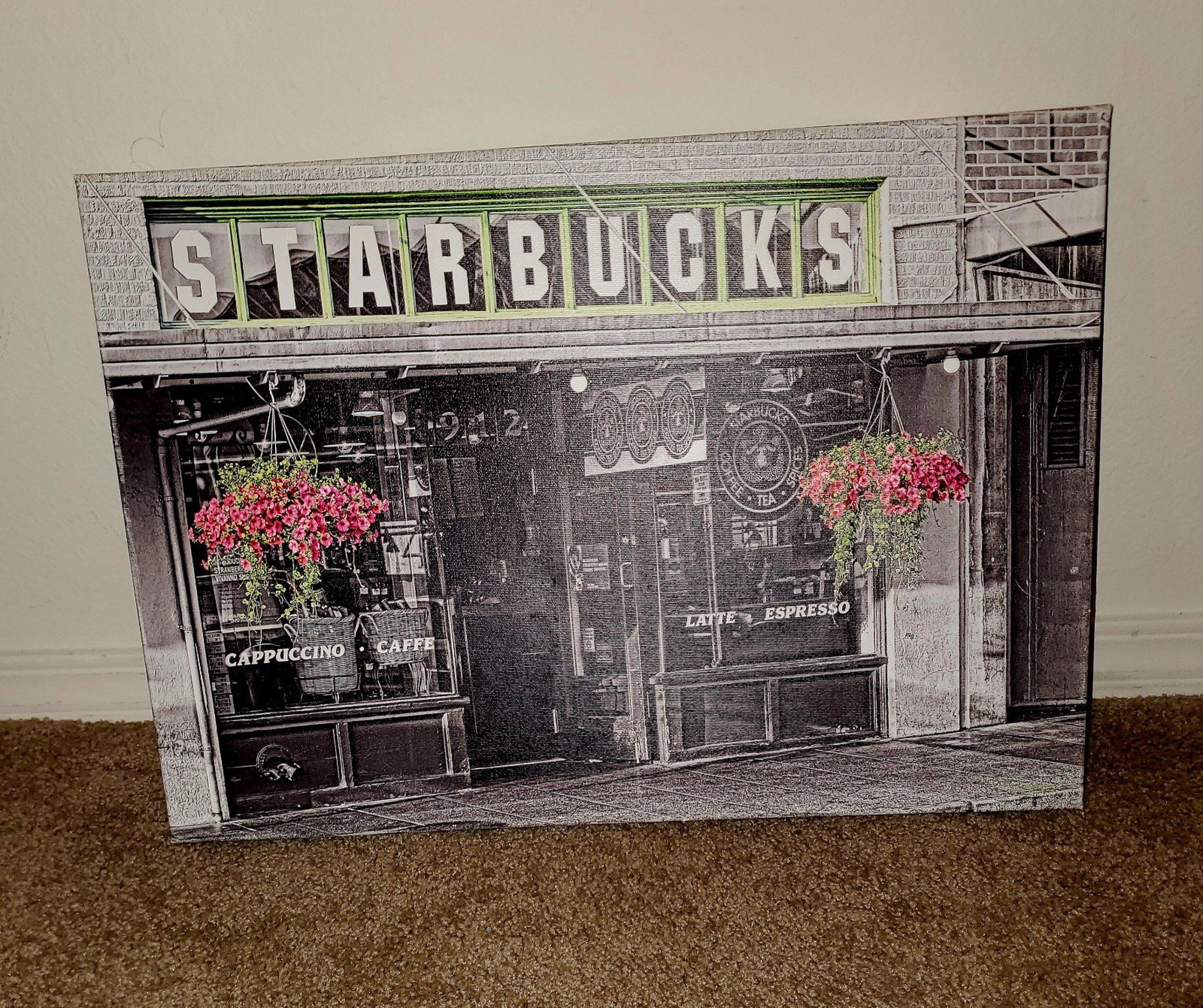 Starbucks canvas print
