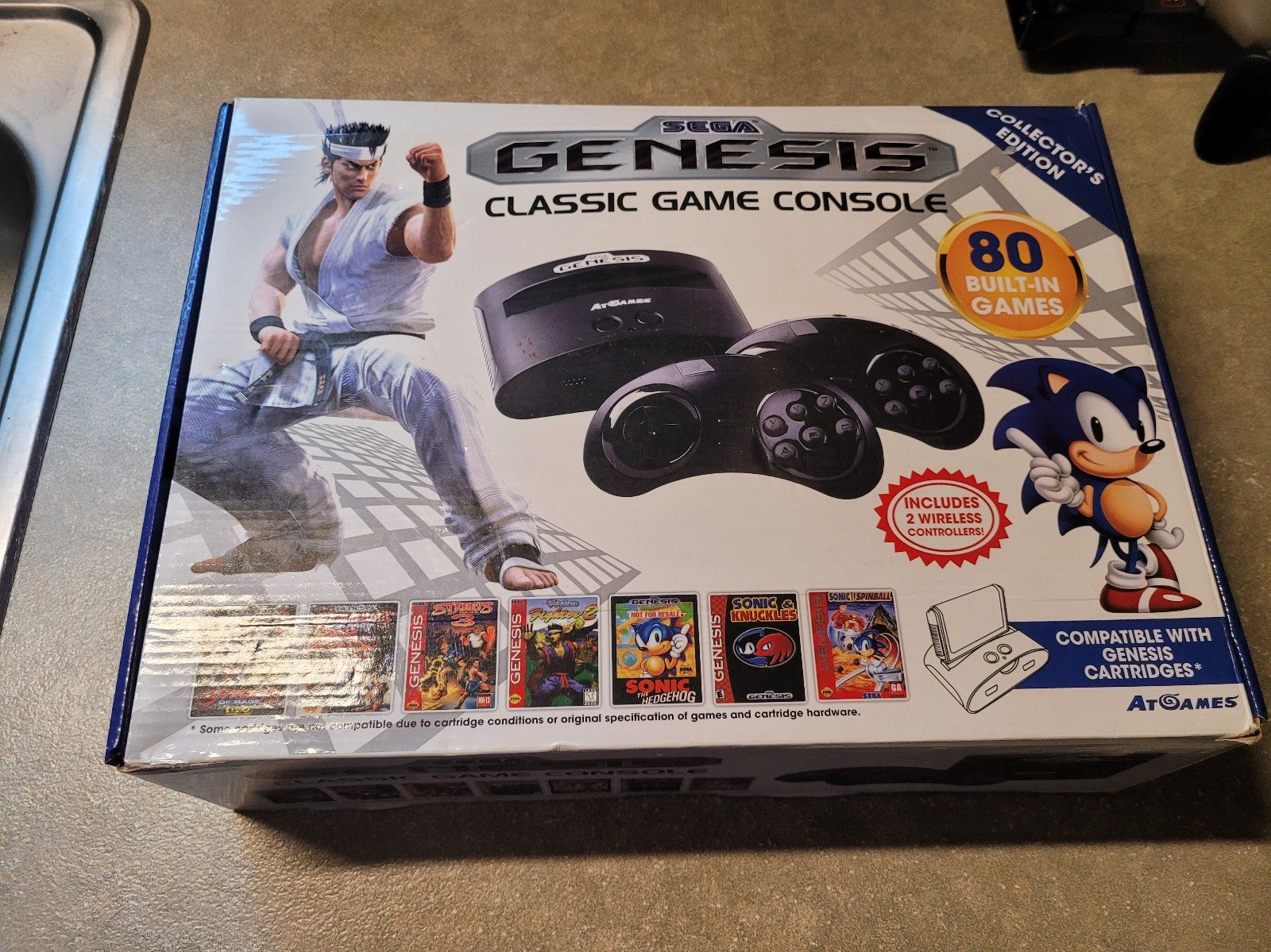 Sega Genesis Classic Game Console 80 Games Tested Boxed